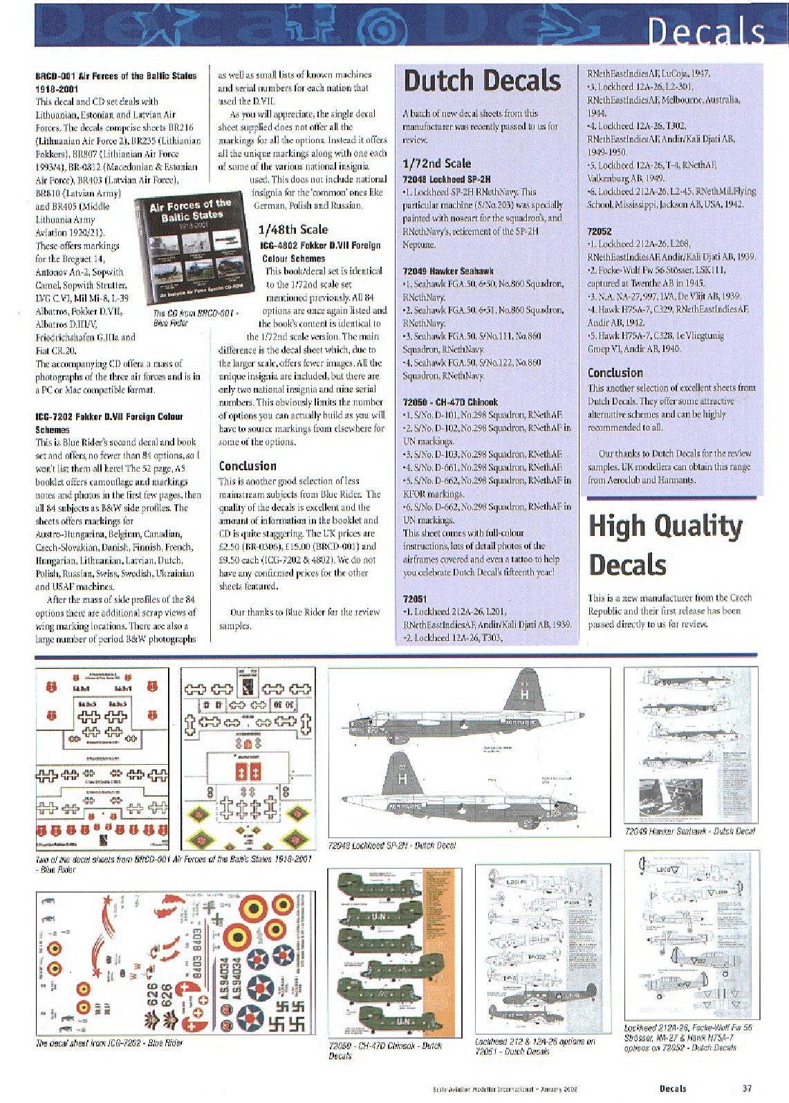 Scale Aviation Modeller International 2002 01